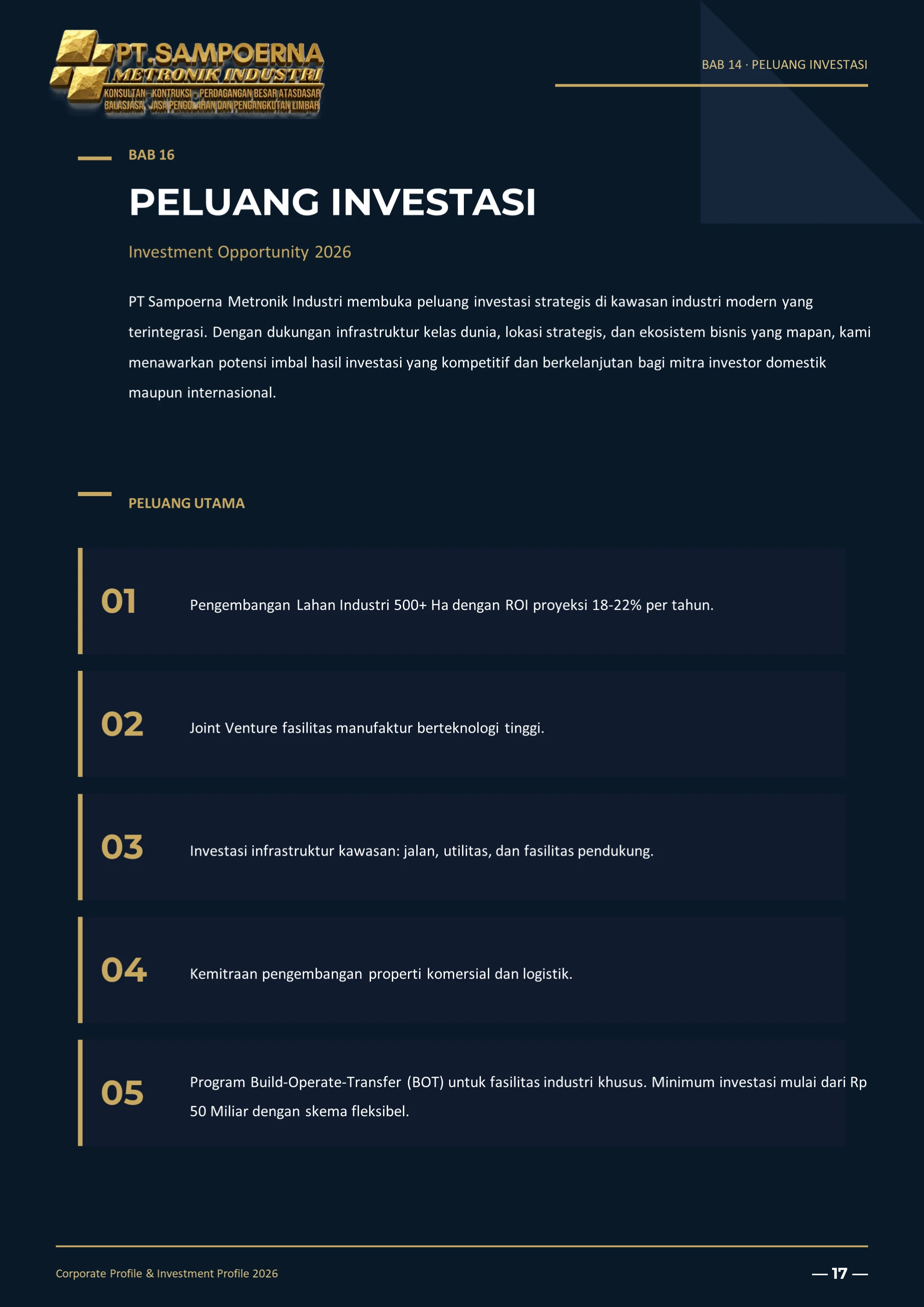 Company Profile PT Sampoerna Metronik Industri 2026 - Halaman 33