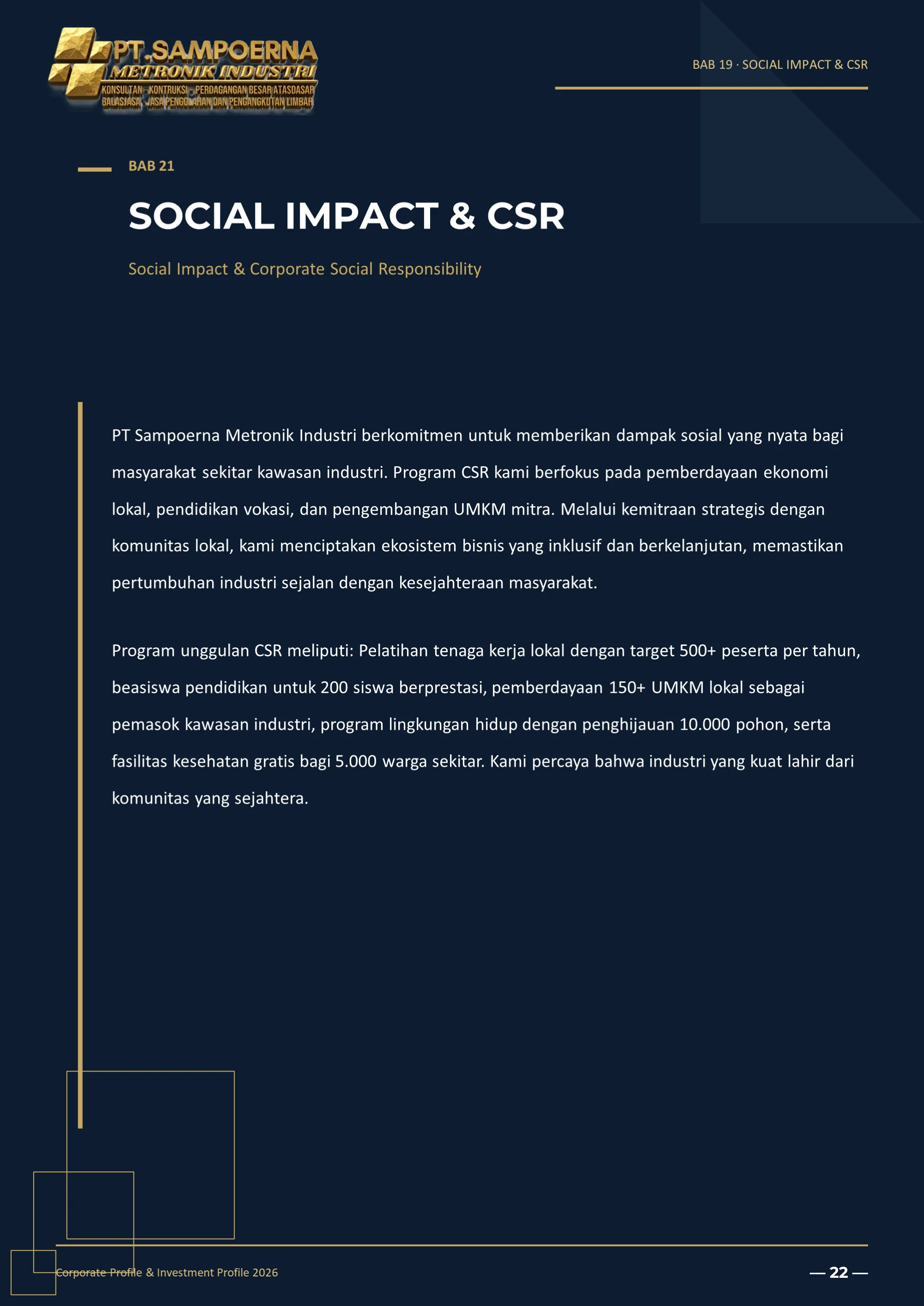 Company Profile PT Sampoerna Metronik Industri 2026 - Halaman 43